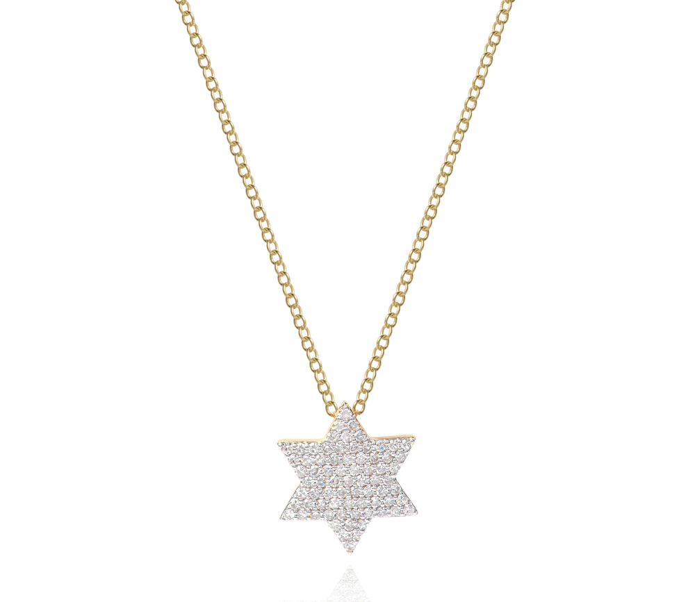 Infinity Star of David Necklace