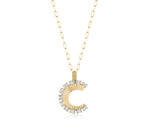 Aura Emerald Fan Necklace