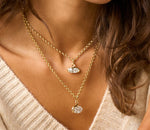 Oval Knife Edge Necklace