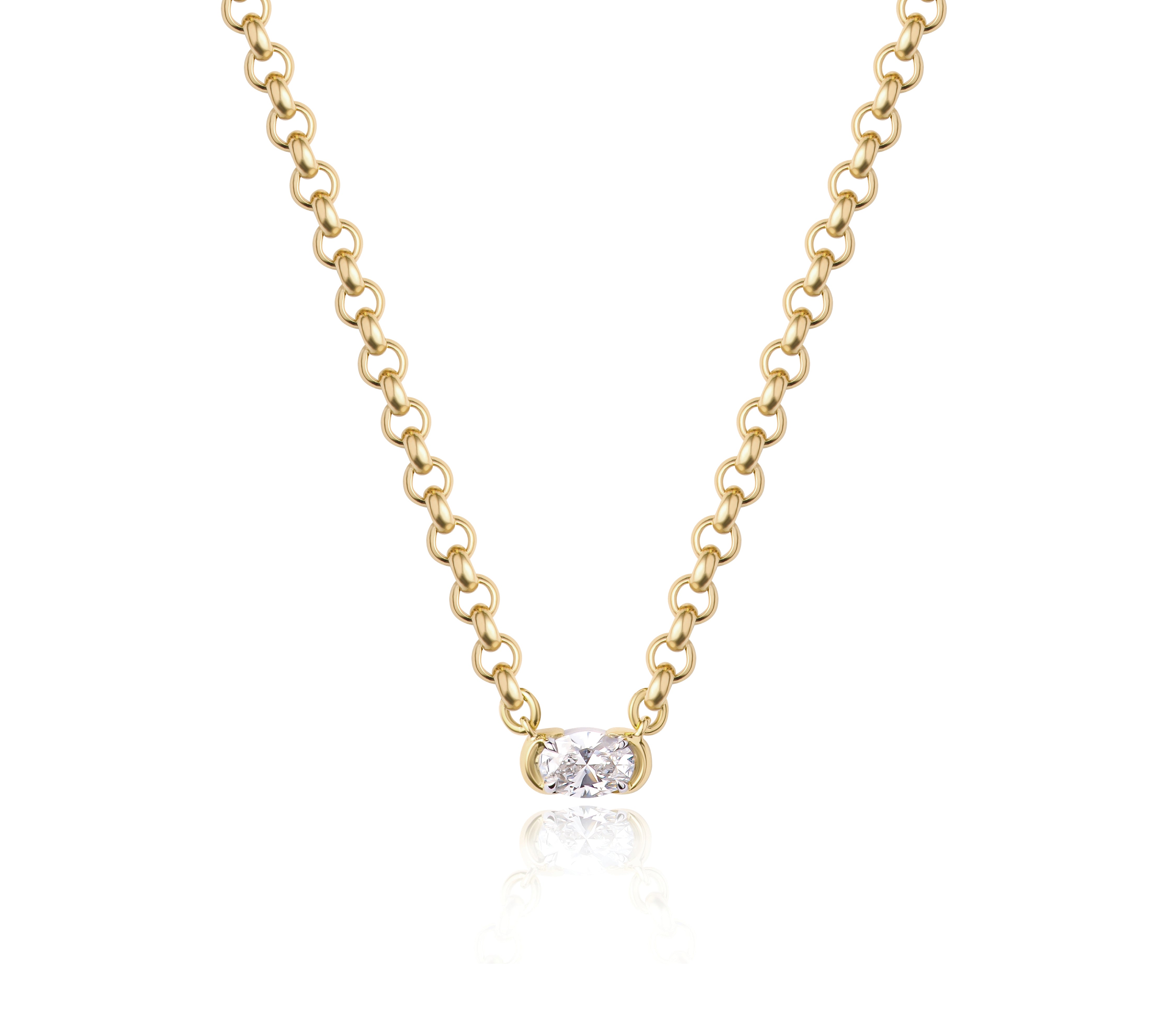 Oval Cuddle Necklace