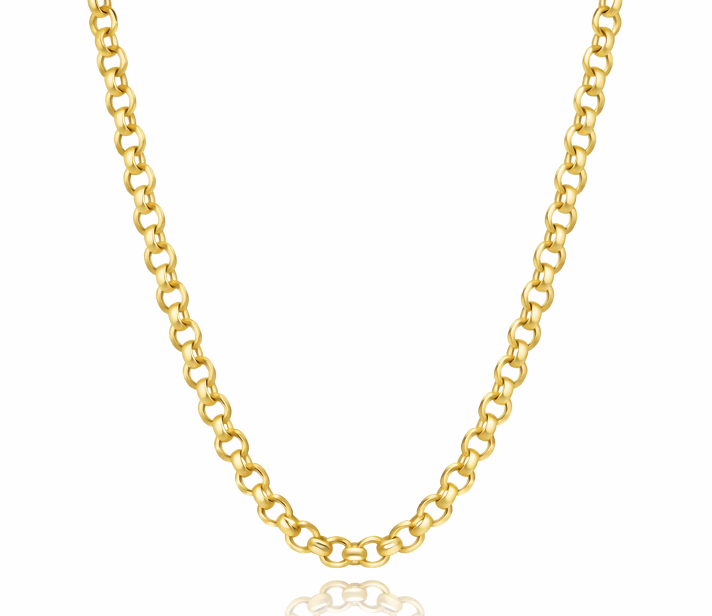Yellow Gold 2.7mm Belcher Rollo Chain