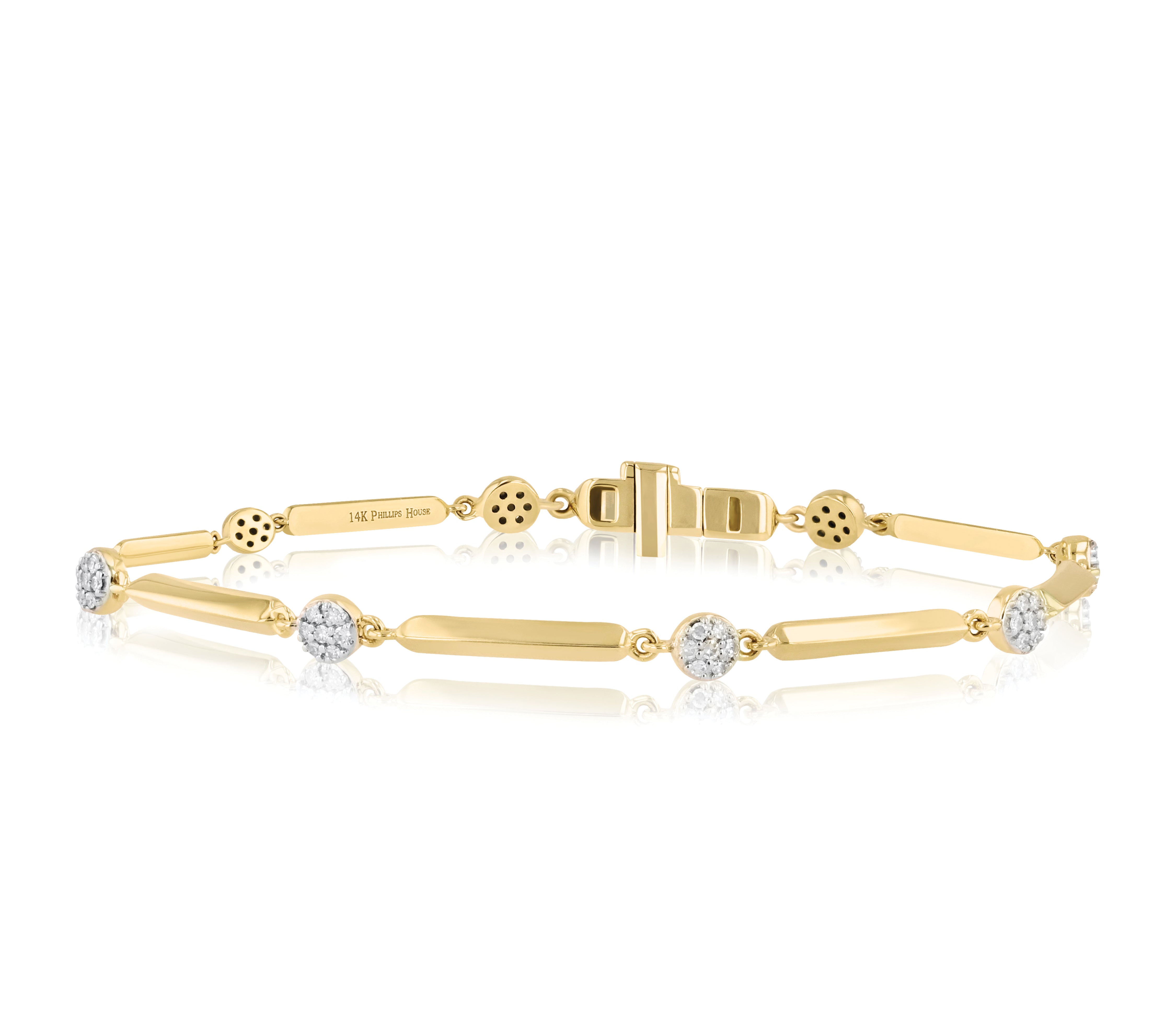 Knife Edge Micro Infinity Line Bracelet