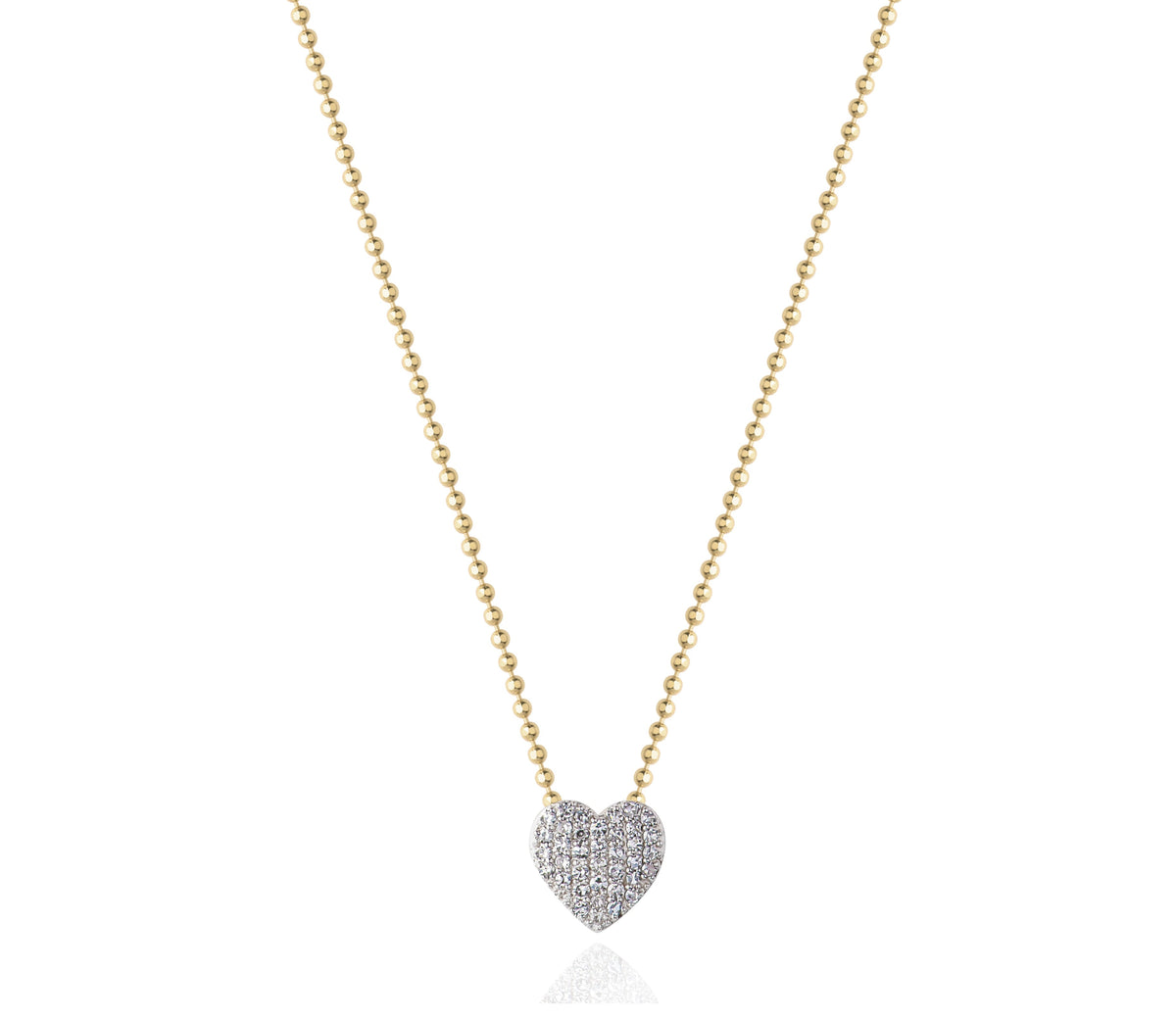 Micro Infinity Heart Necklace