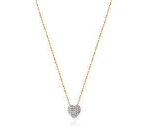Micro Infinity Heart Necklace