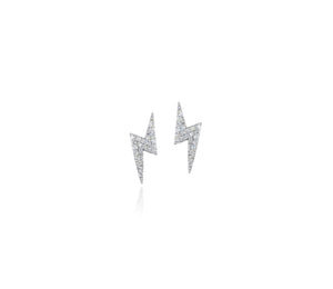 
                
                    Load image into Gallery viewer, Lightning Bolt Infinity Stud Earrings
                
            