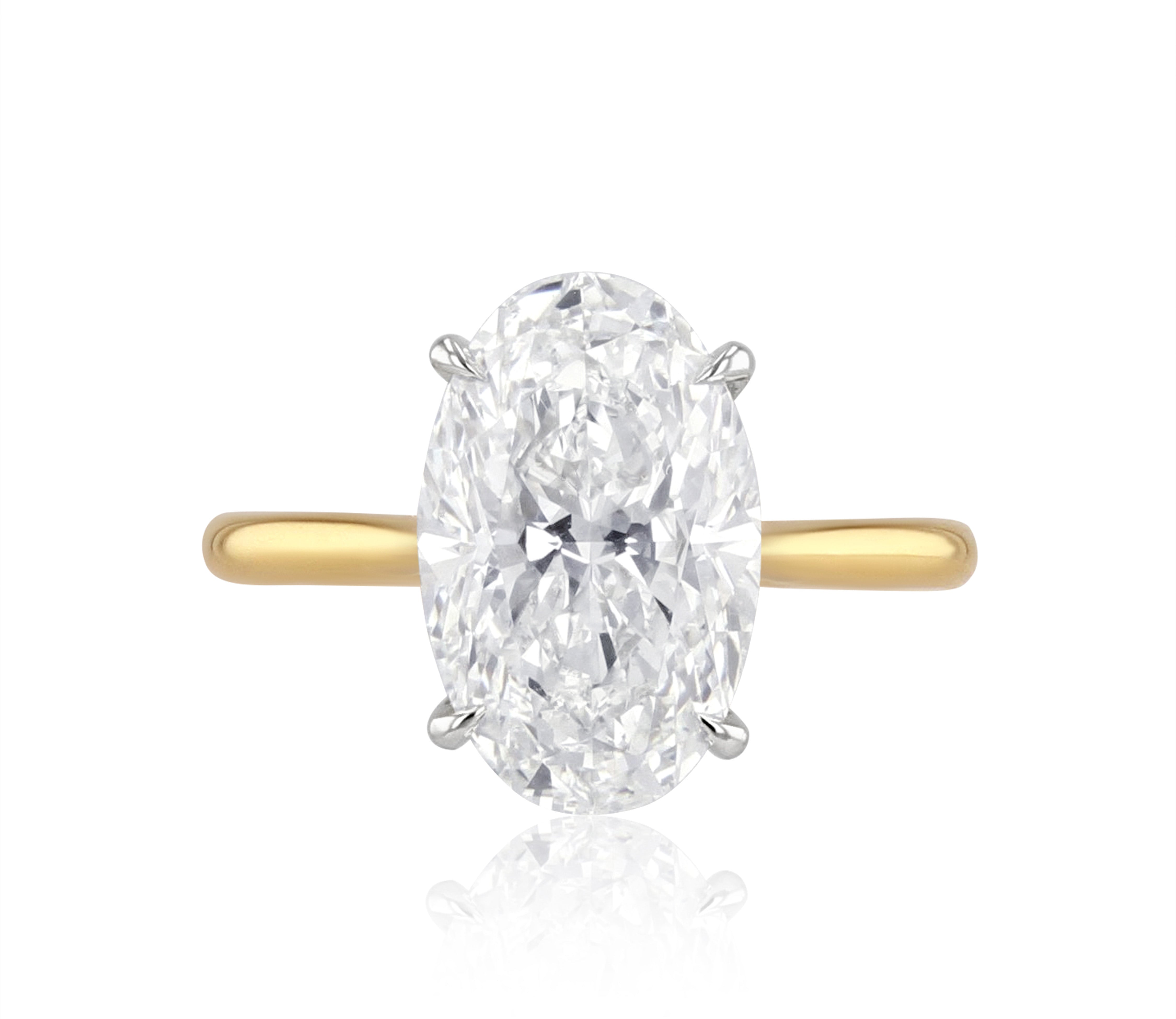 Oval Shape Diamond Engagement Ring