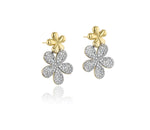 Forget-Me-Not Large Double Flower Studs