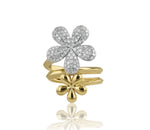 Forget-Me-Not Large Double Flower Ring
