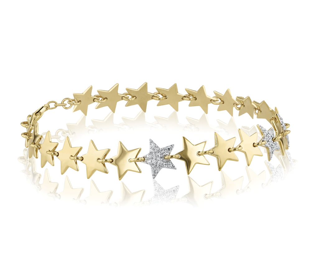 Star Alternating Bracelet