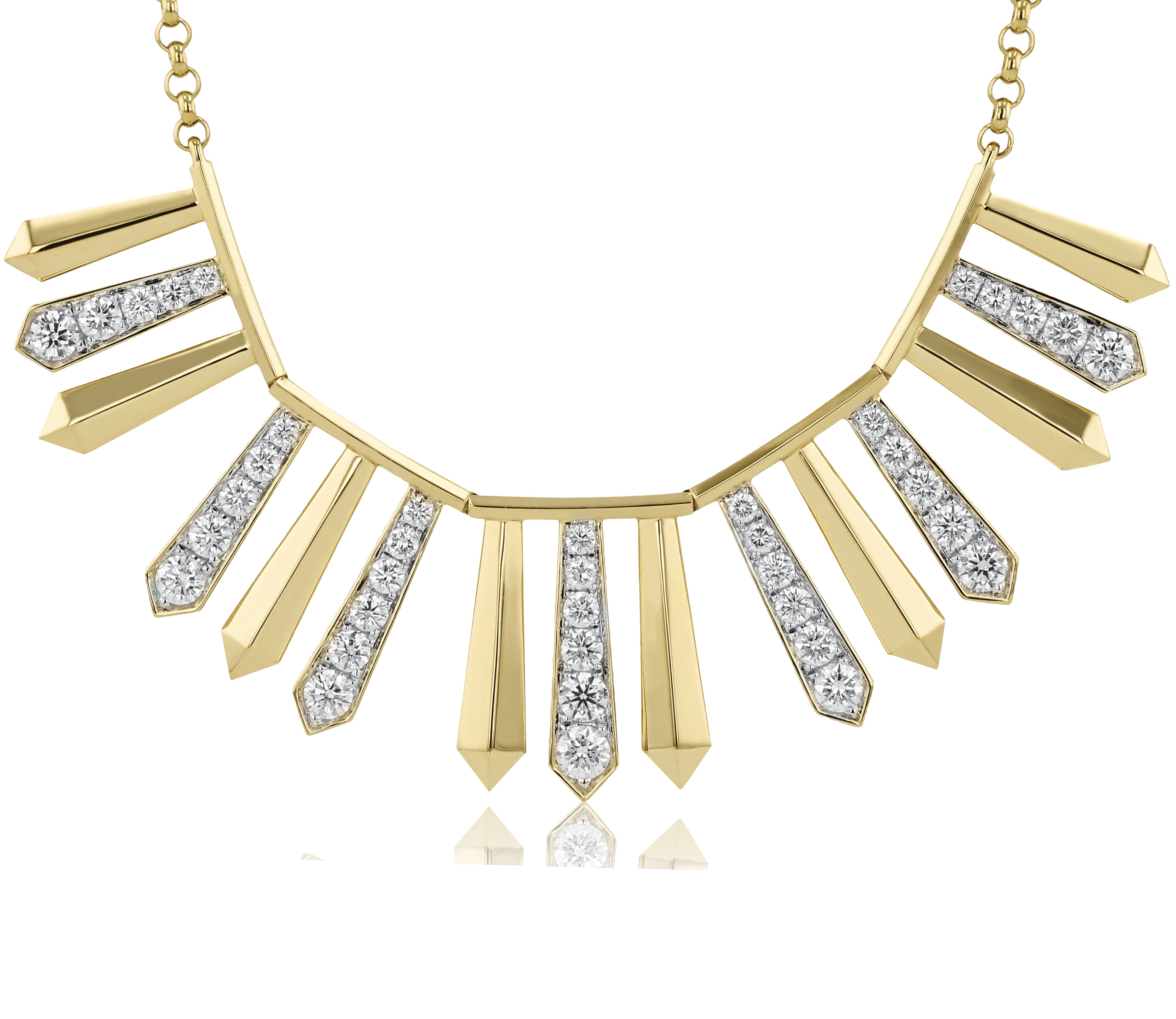 Aura Large Feathered Necklace