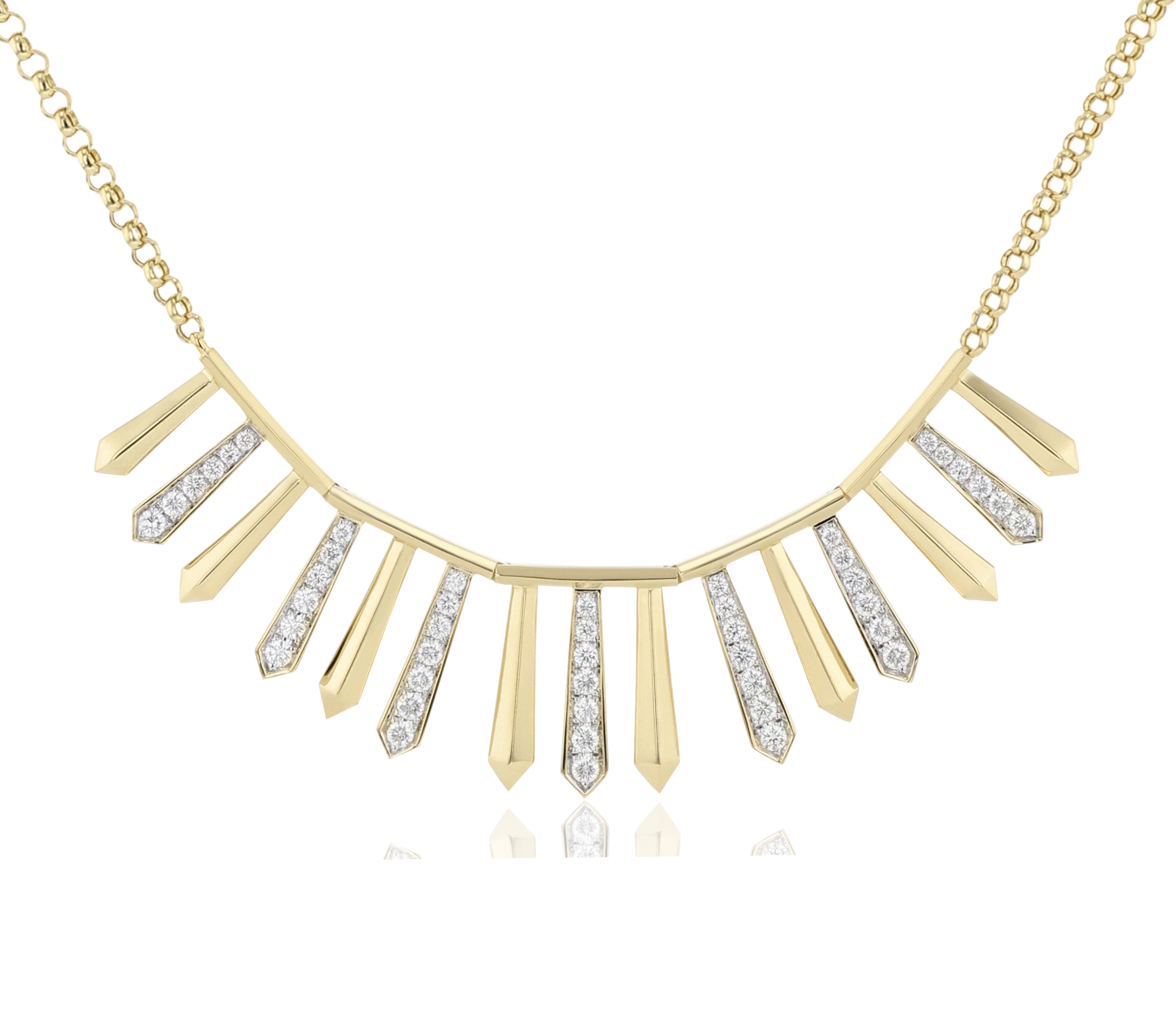 Aura Feathered Necklace