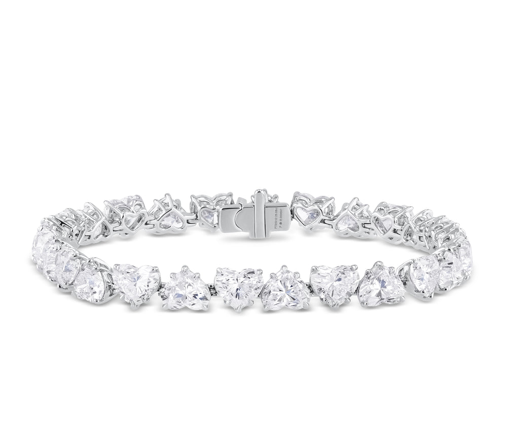 Up-Down Heart Line Bracelet
