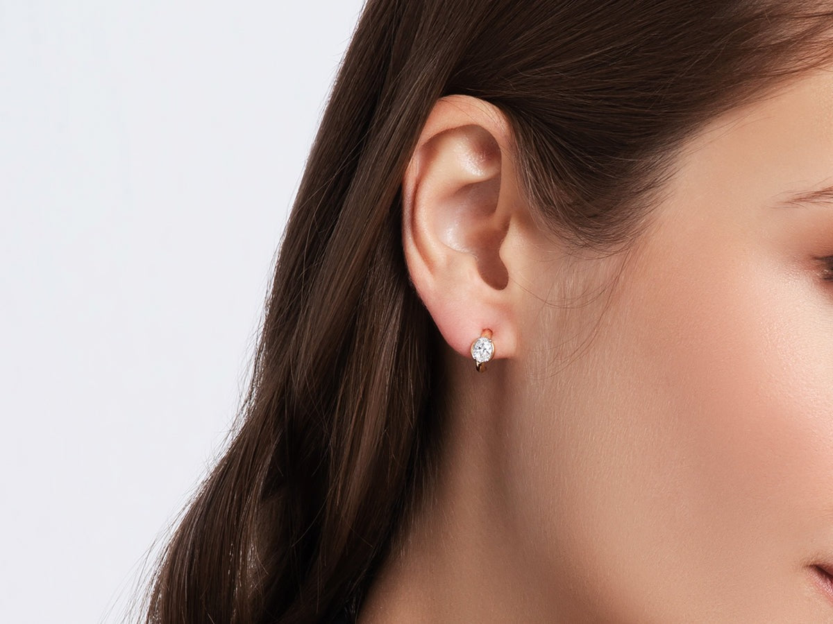 Oval Cuddle Mini Hoops