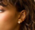 Marquise Cut Diamond Mini Studs