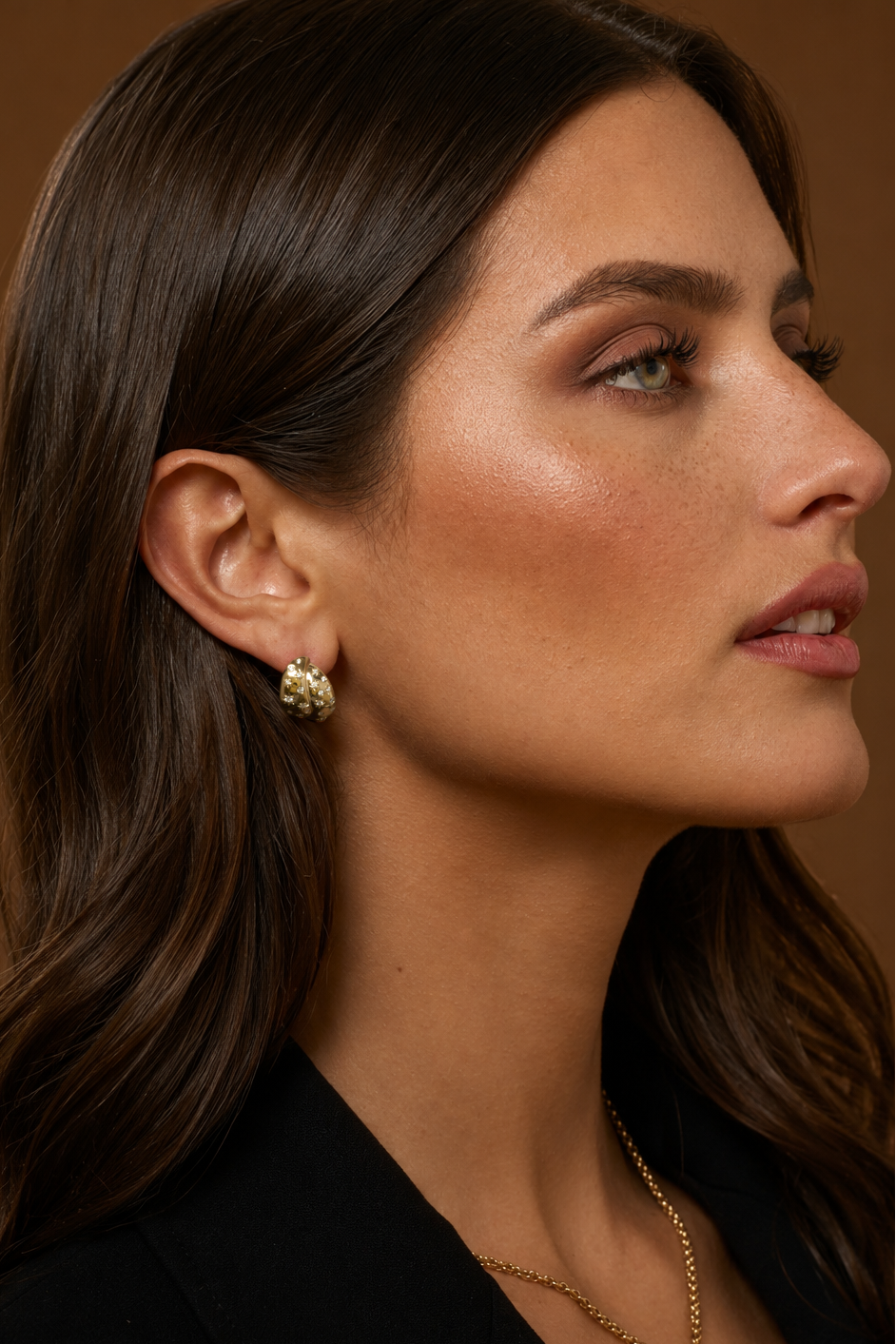 Layered Celeste Hoops