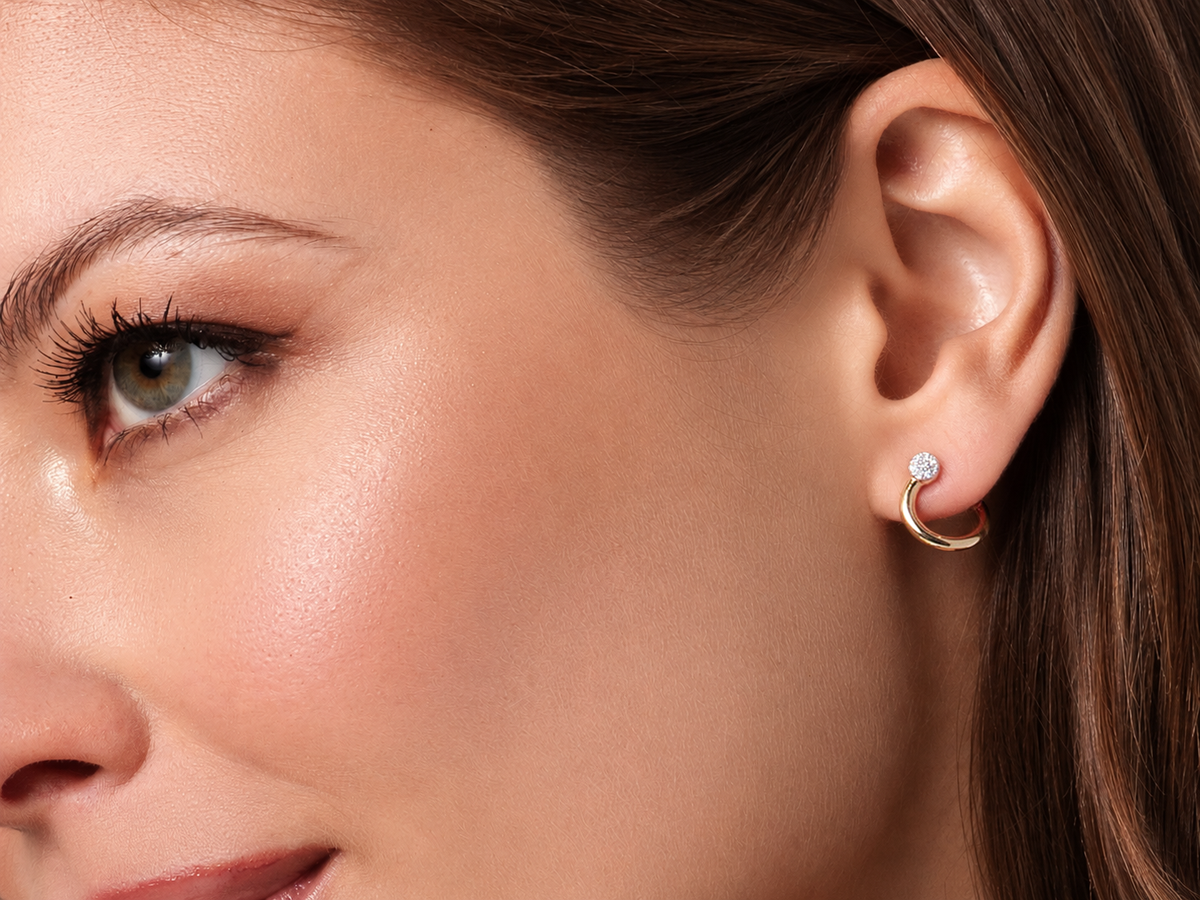 Mini Affair Wire Fan Earrings