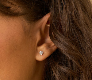 Mini Infinity Star Earrings