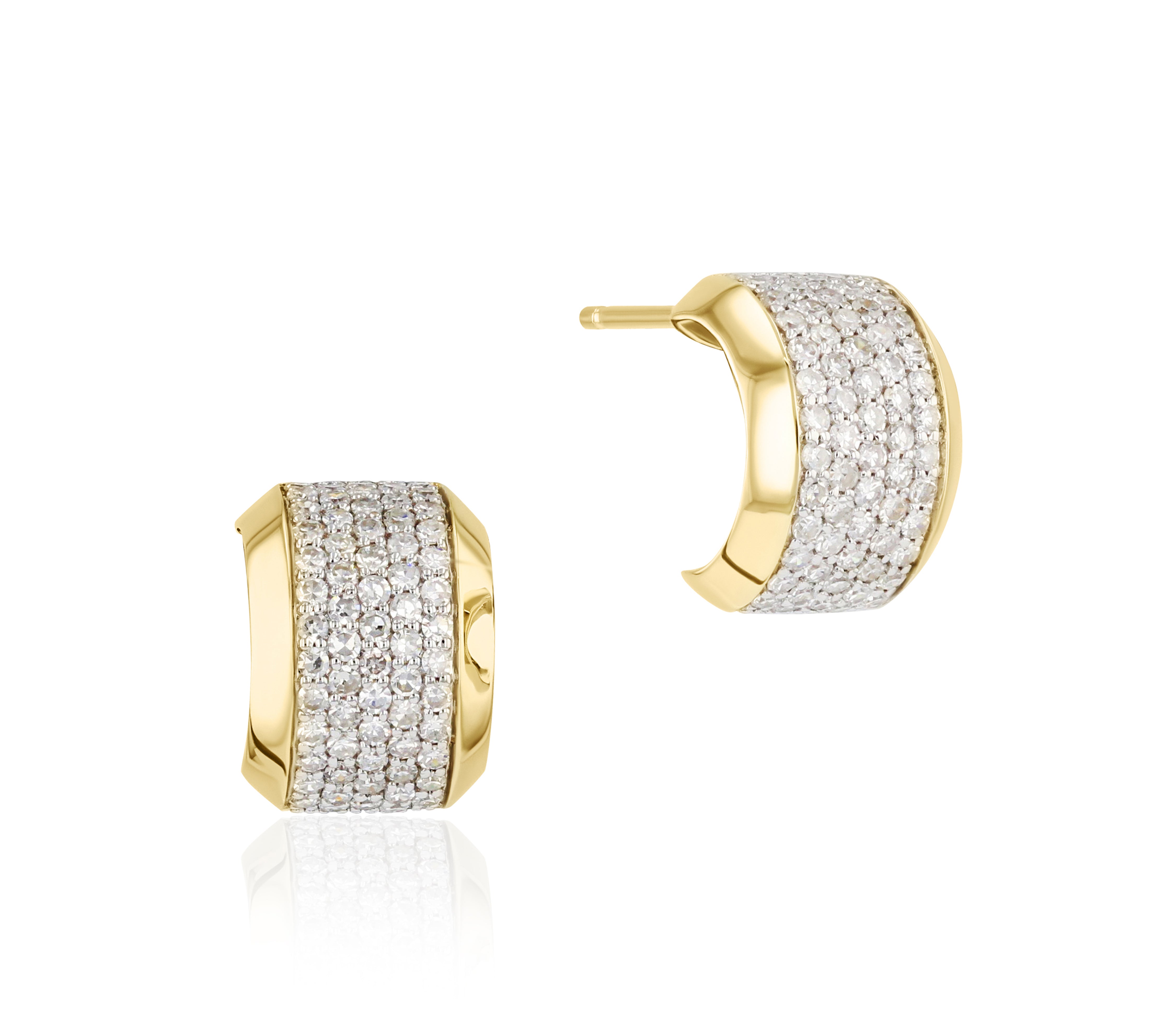 Gold Edge Micro Hoop Cuff