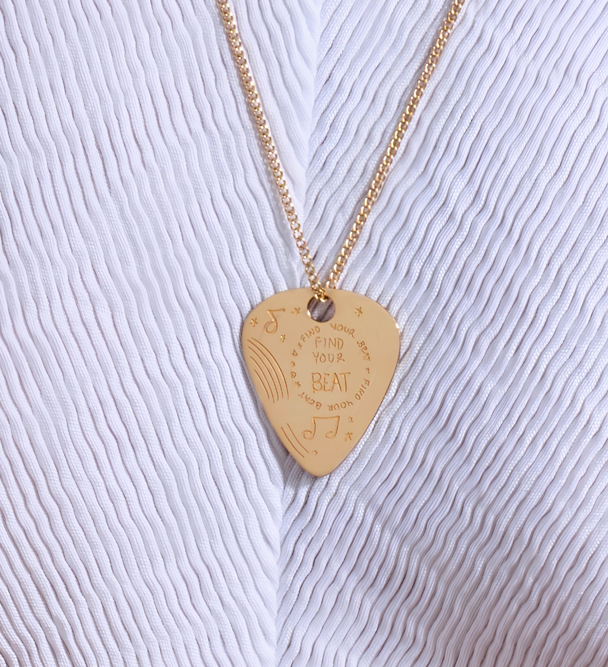 Guitar Pick Love Languages Pendant