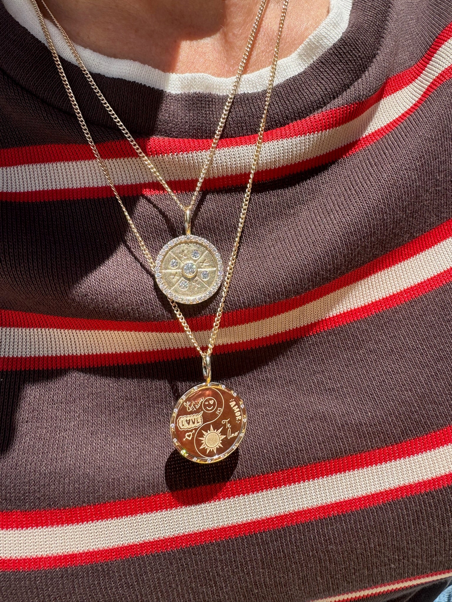 Love Compass Love Languages Pendant