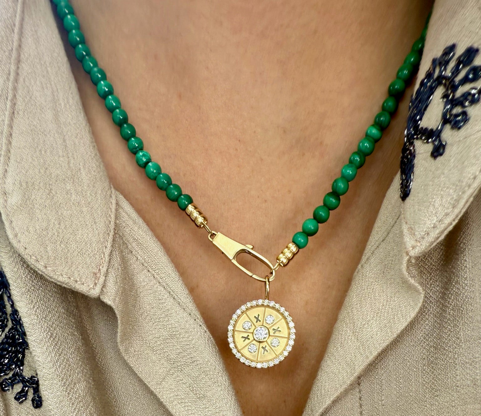 XO Round Love Languages Pendant