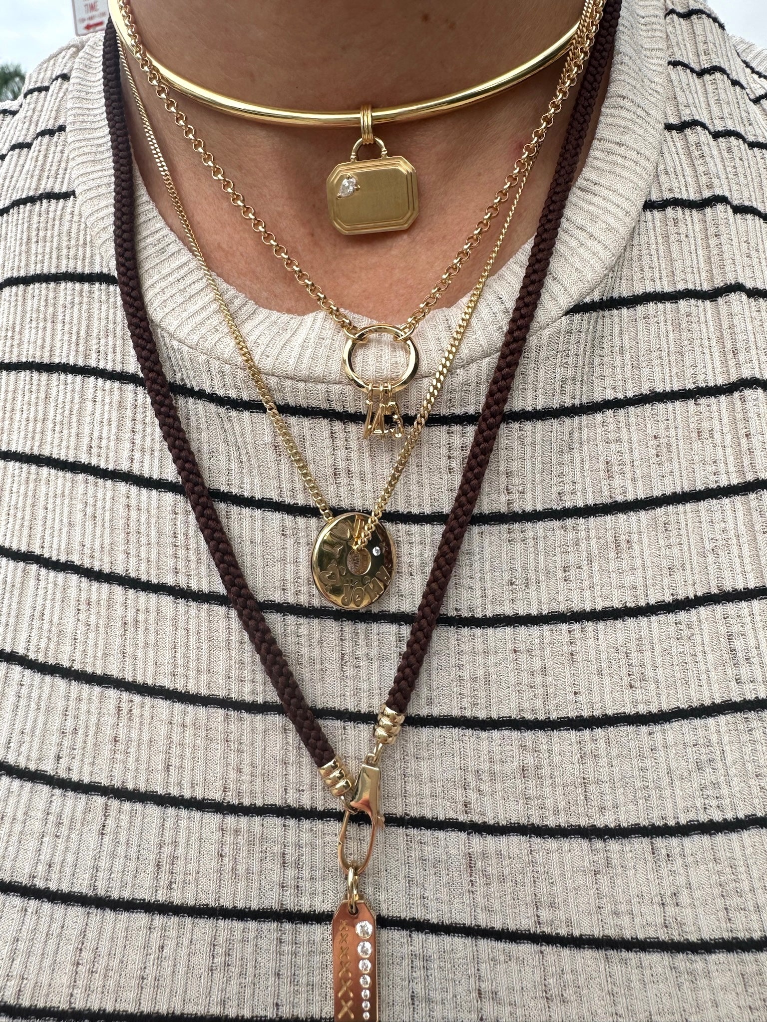 O Ring Love Languages Necklace