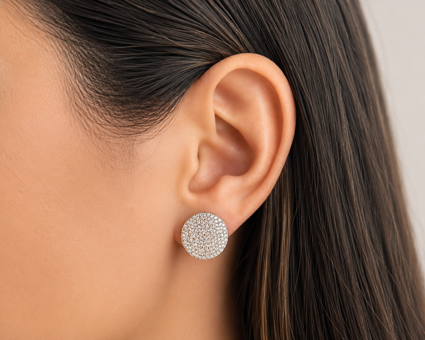 Large Infinity Stud Earrings