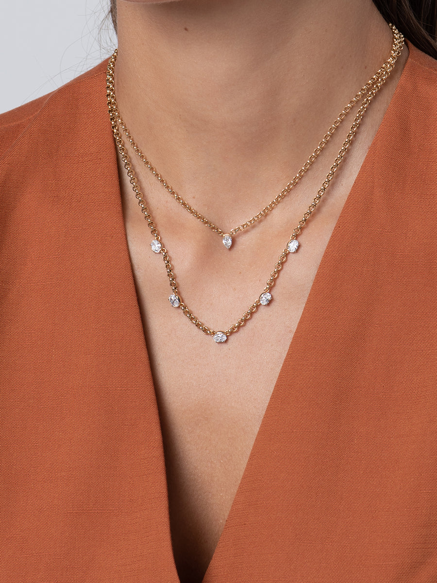 Pear Cuddle Necklace