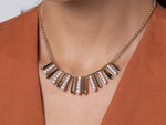 Aura Large Feathered Necklace