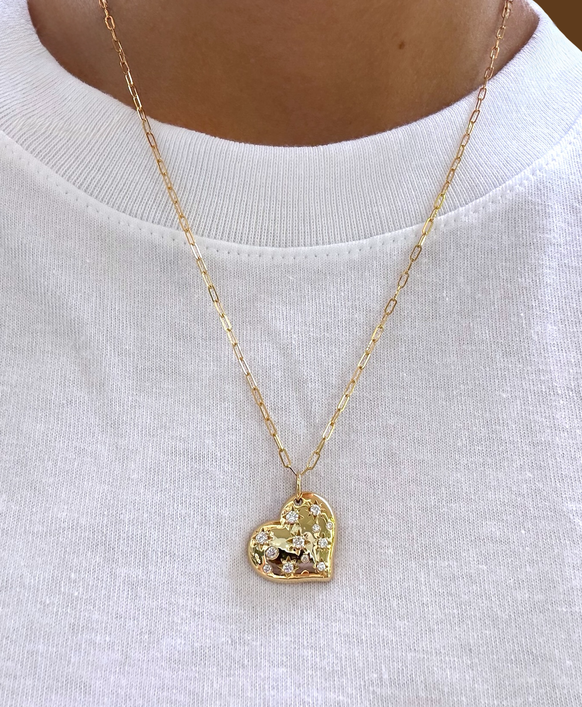 Celeste 20mm Heart Necklace