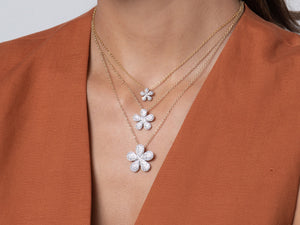 
                
                    Load image into Gallery viewer, Forget-Me-Not Large Necklace
                
            