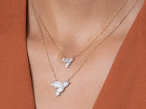 Petite Hummingbird Necklace