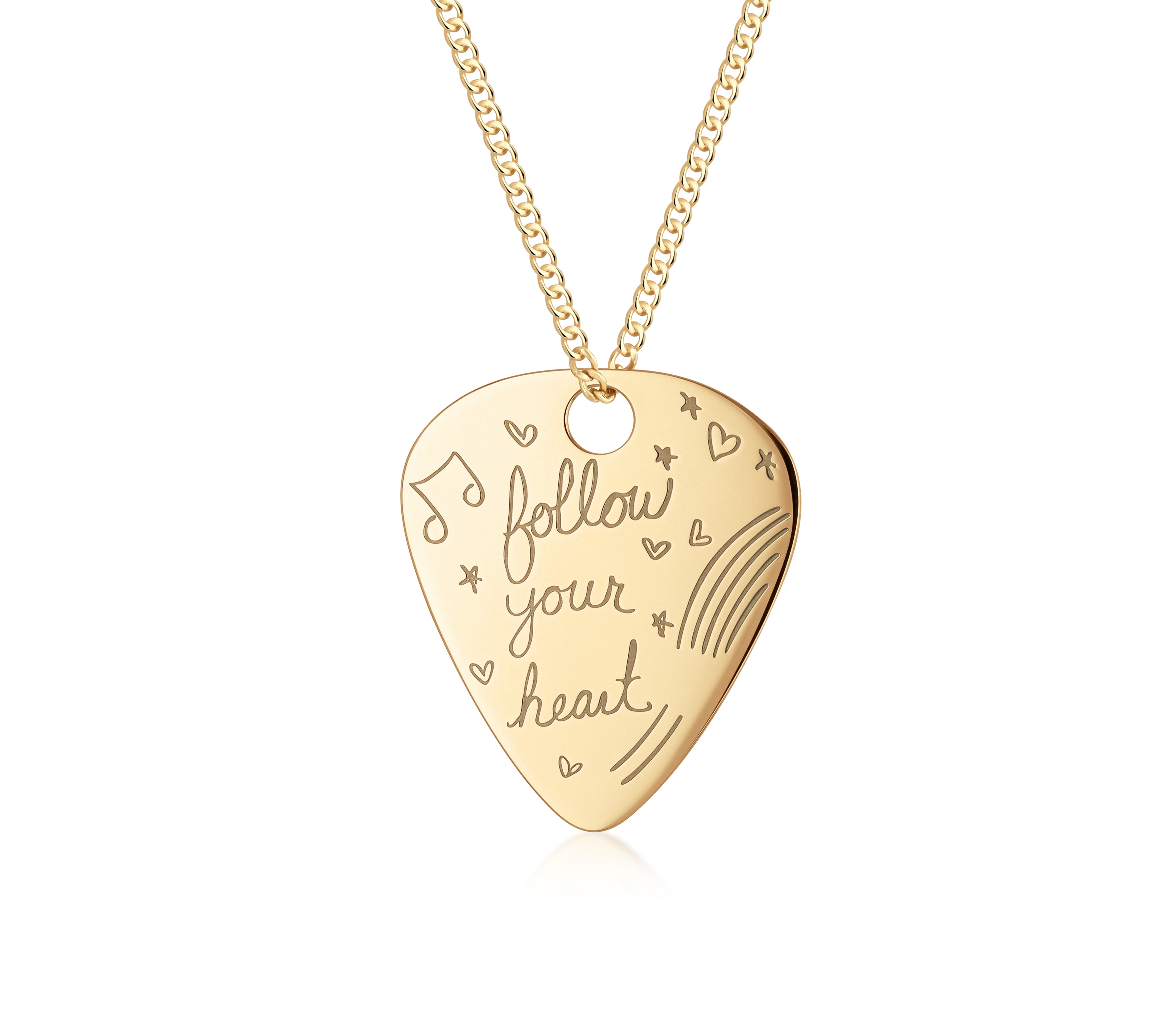 Guitar Pick Love Languages Pendant