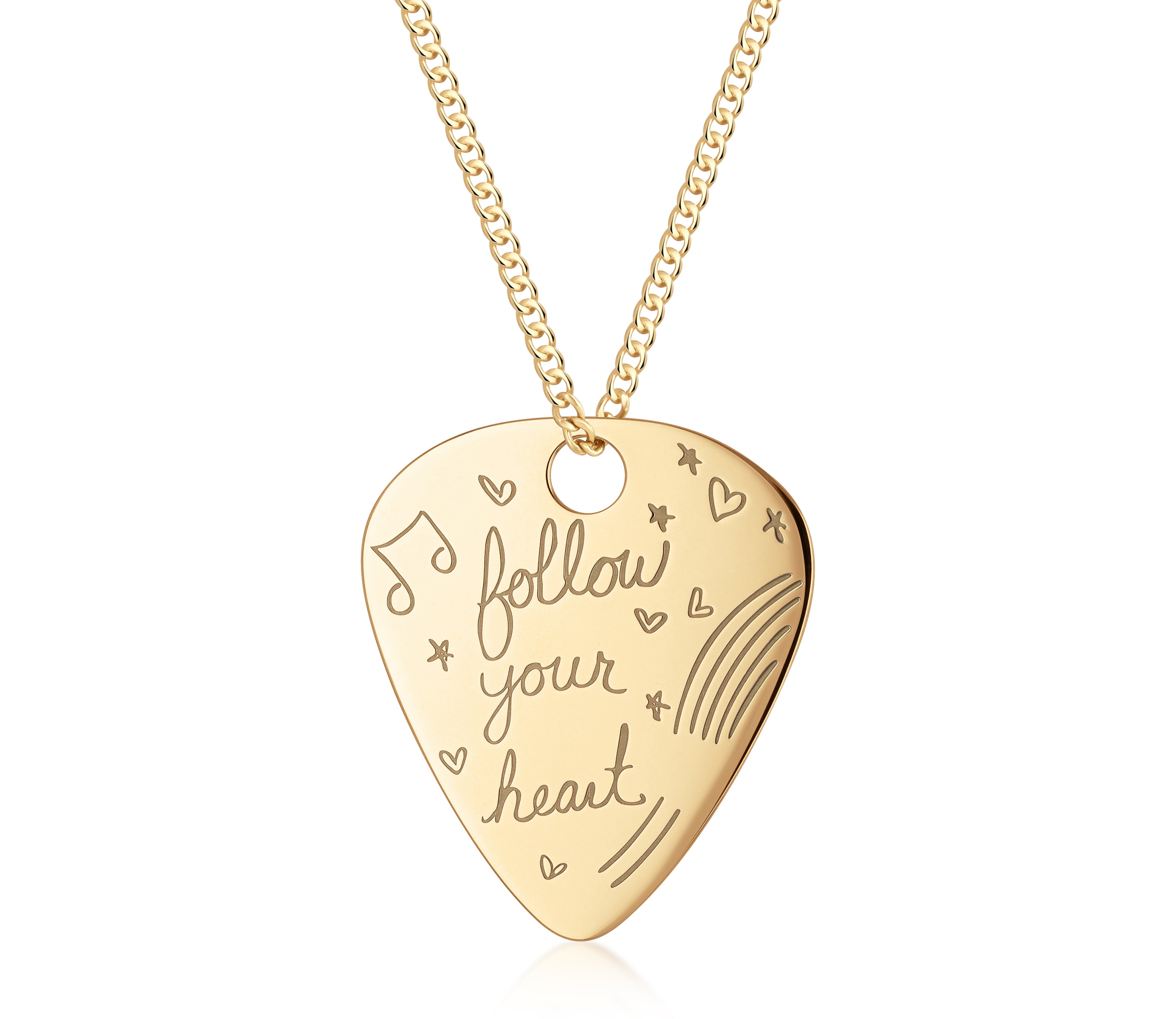 Guitar Pick Love Languages Pendant