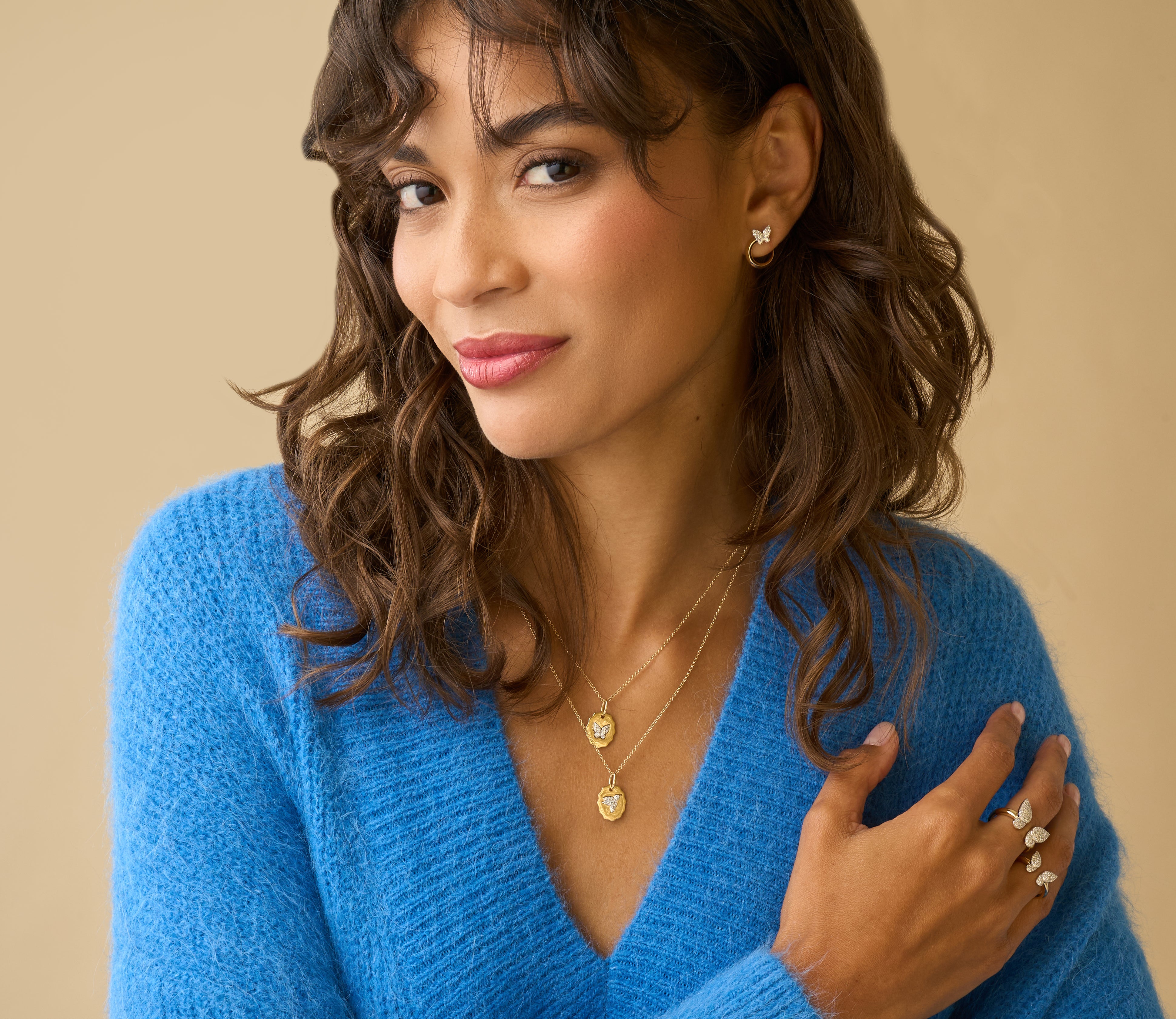 Open Butterfly Mini Ring