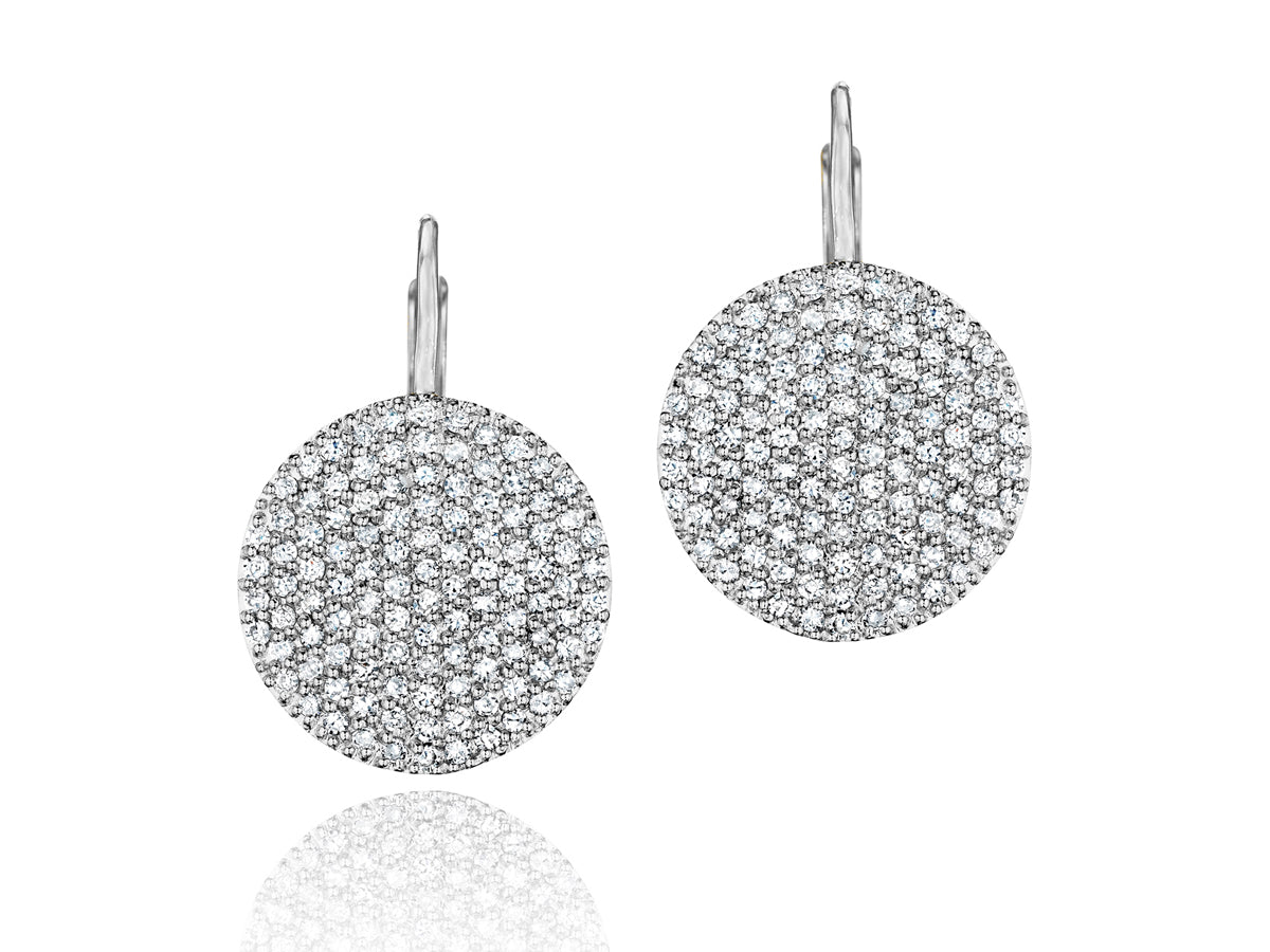 Infinity Leverback Earrings