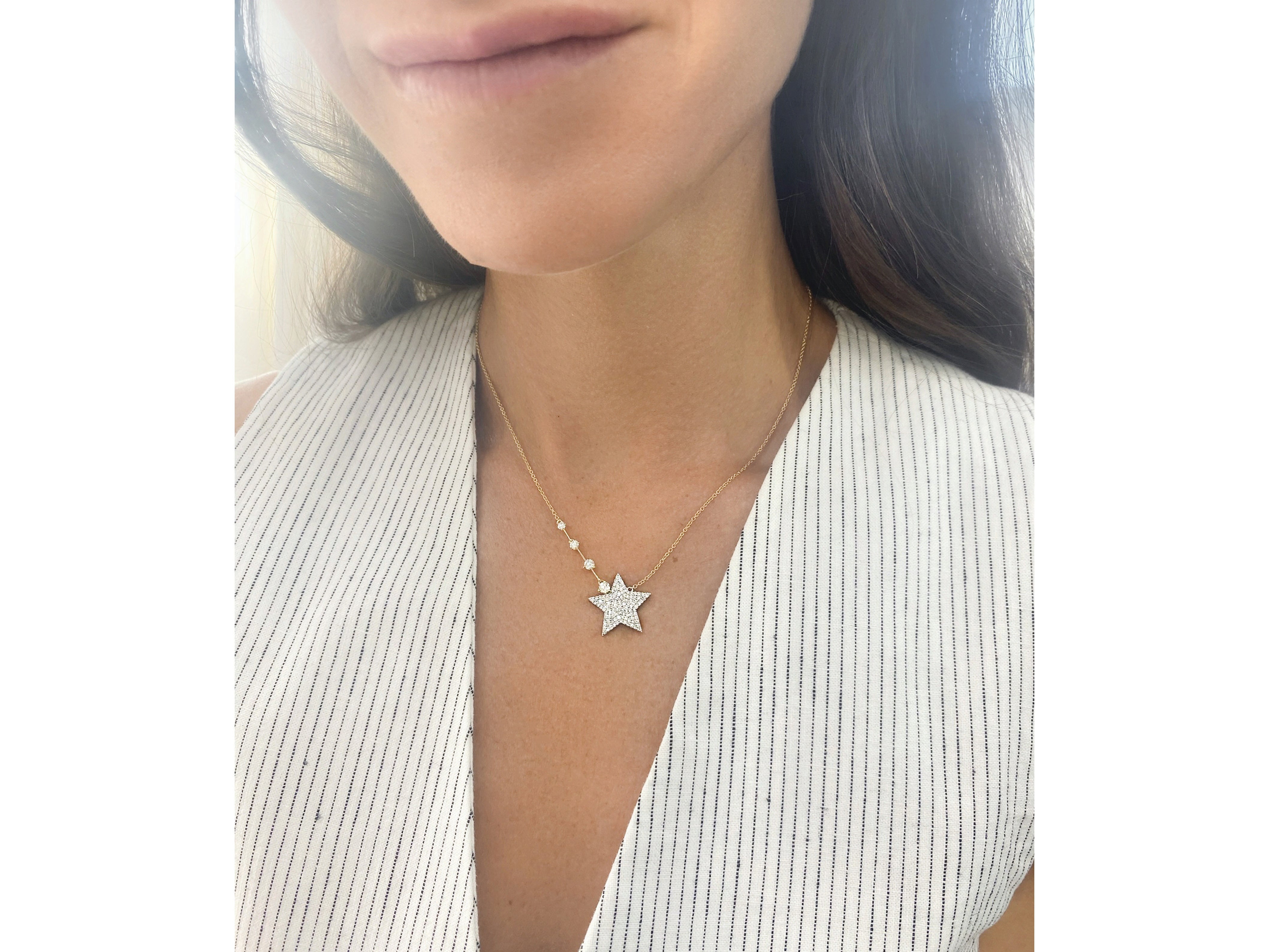 Infinity Shooting Star Necklace