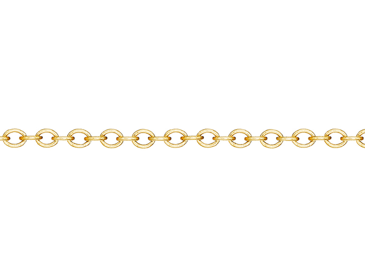 Yellow Gold 2mm Rollo Chain