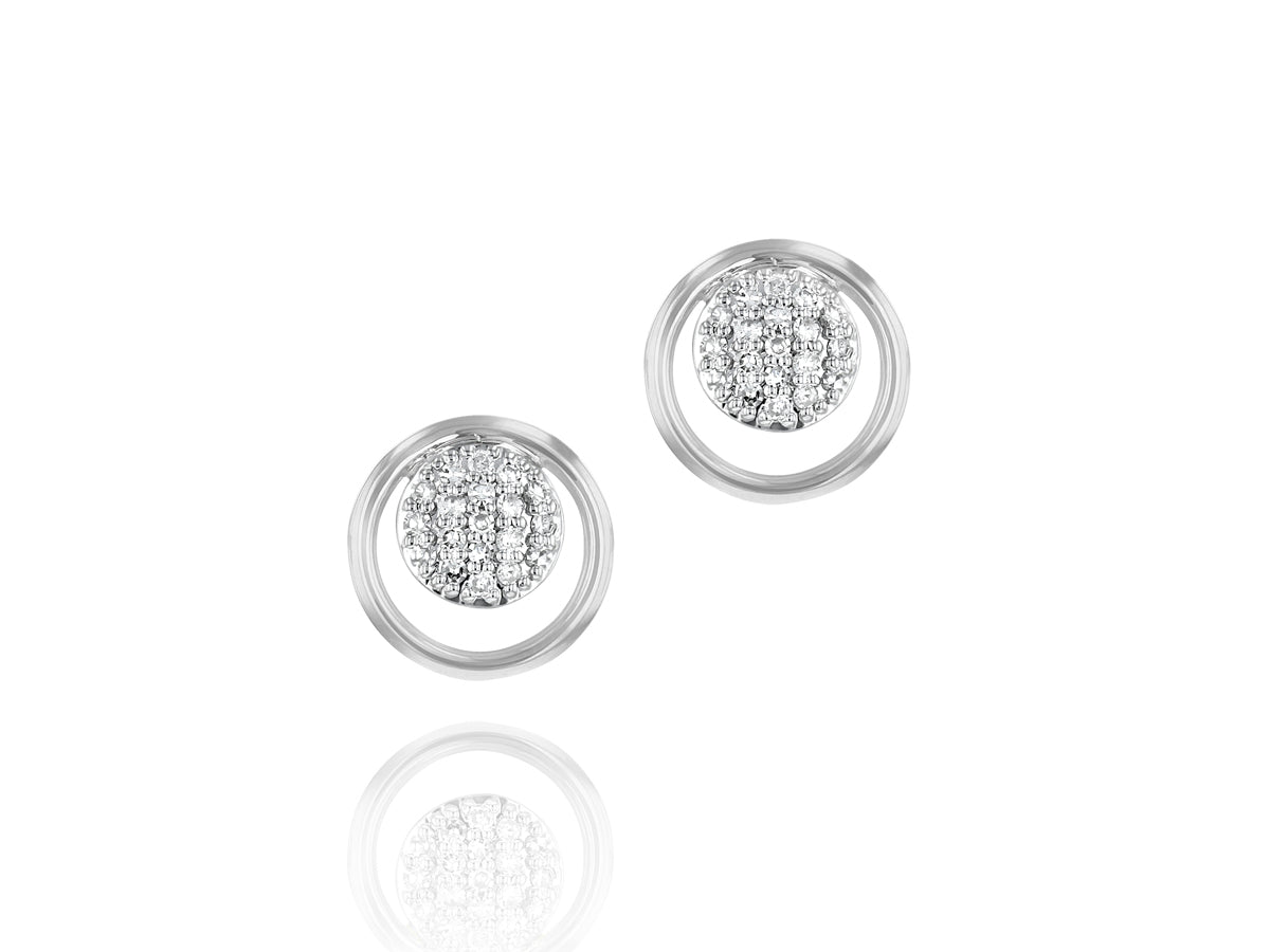 Infinity Loop Stud Earrings