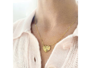 Aura Medium Heart Necklace