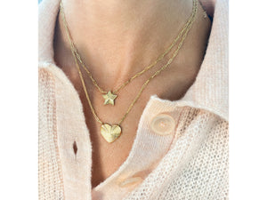 Aura Medium Heart Necklace