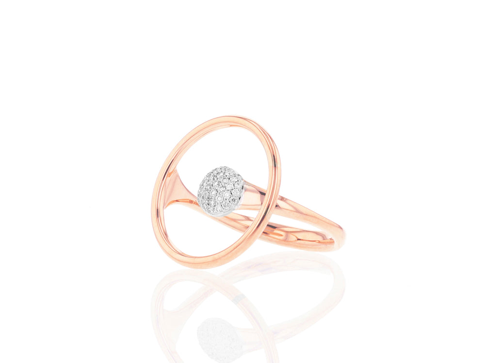 Floating Mini Infinity Halo Ring