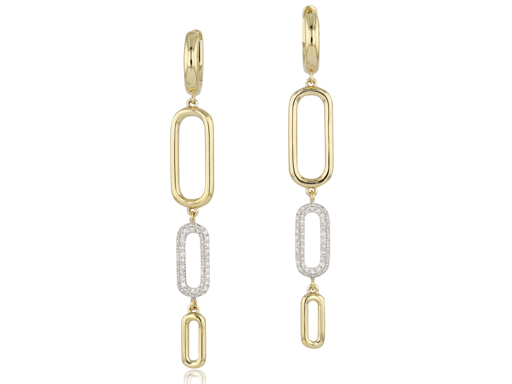 
                
                    Load image into Gallery viewer, Long Link Earrings
                
            