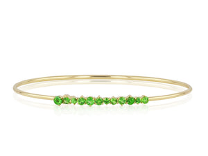 
                
                    Load image into Gallery viewer, Tsavorite Enchanted Wire Strap Bracelet
                
            