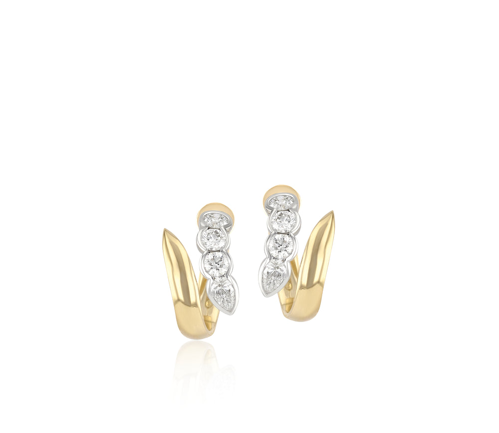 Cuddle Front Back Earrings