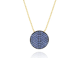 
                
                    Load image into Gallery viewer, Denim Large Infinity Necklace
                
            