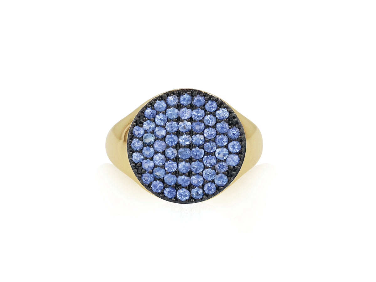 Infinity Signet Ring Denim Medium Infinity Signet Ring – Phillips House