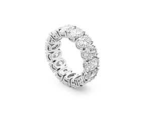 7.55 TCW Oval Diamond Eternity Band