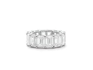 Emerald Cut Diamond Eternity Band