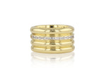 Link Baguette Four Layer Ring